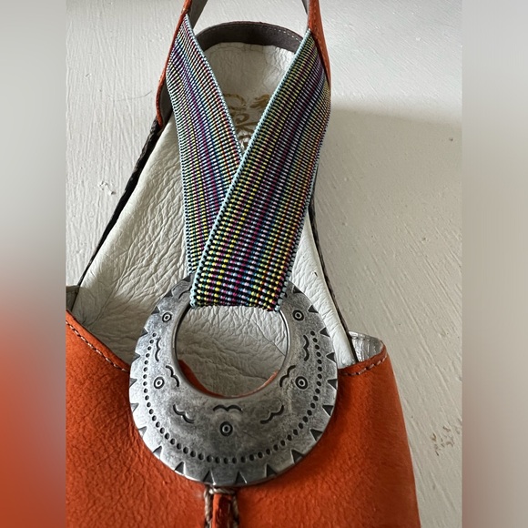 Rieker Womens Round Toe Coral Slingback Sandals Size US 7.5 EUR 38 - Picture 7 of 11